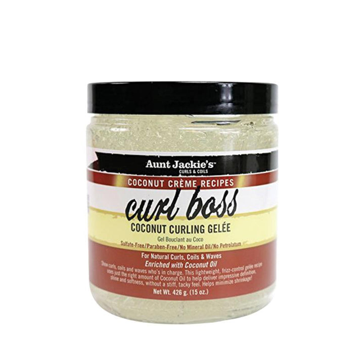 AUNT JACKIE'S Coconut Creme Recipes Curl Boss Coconut Curling Gelee 15oz