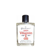 Cococare Vitamin E Oil for skin in clear glass 30 ml bottle with black cap for moisturizing hair and skin