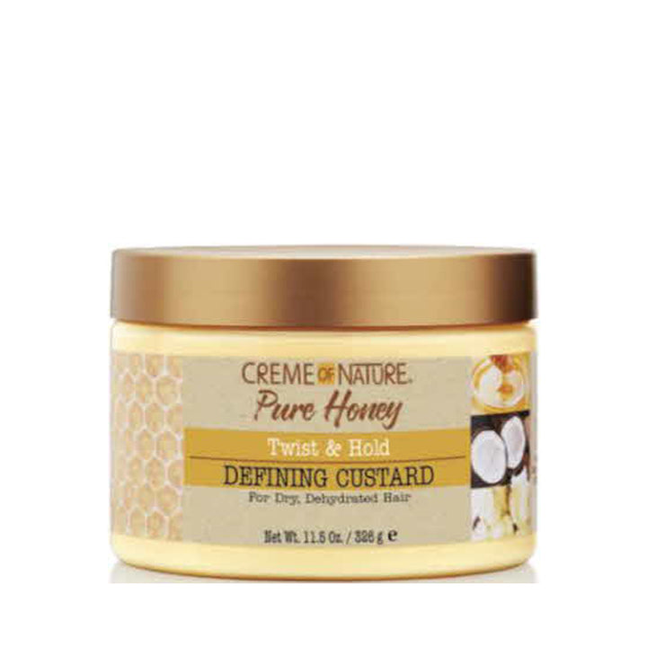 CREME OF NATURE Pure Honey Twist & Hold Defining Custard 11.5 oz