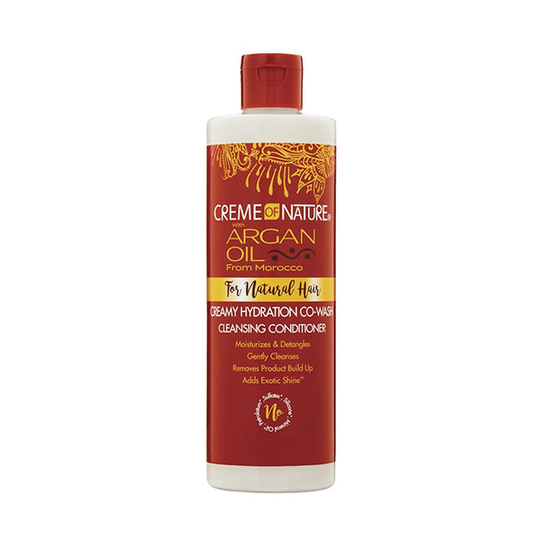 CREME OF NATURE ARGAN OIL FOR NATURAL HAIR Pure-Licious Co-Wash Cleansing Conditioner 12oz