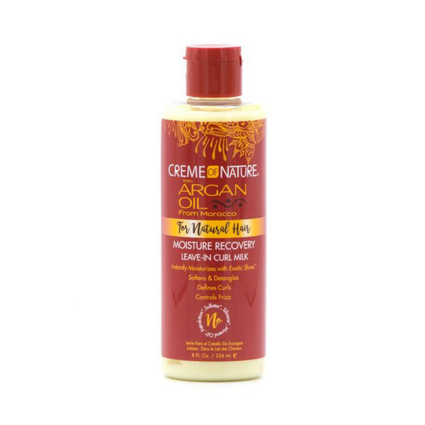 CREME OF NATURE ARGAN OIL FOR NATURAL HAIR Argan Buttermilk Leave-In Hair Milk 8oz