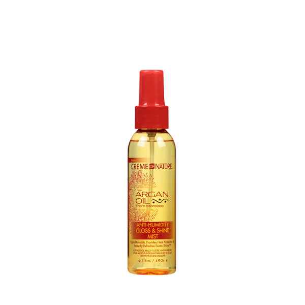 CREME OF NATURE ARGAN OIL Anti-Humidity Gloss & Shine Mist 4oz