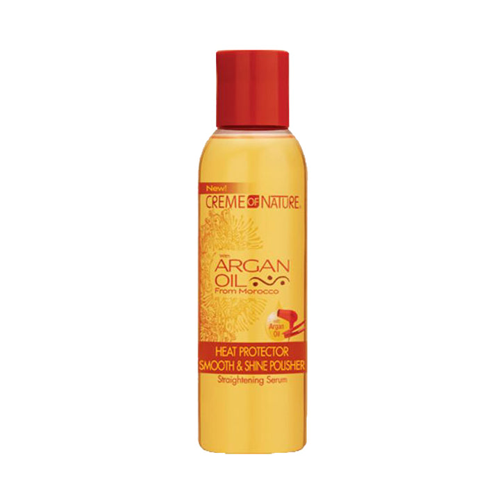 CREME OF NATURE ARGAN OIL Heat Defense Smooth & Shine Polisher 4oz