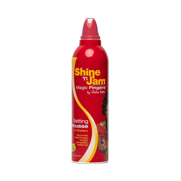 AMPRO Shine 'n Jam Magic Fingers Setting Mousse 12OZ