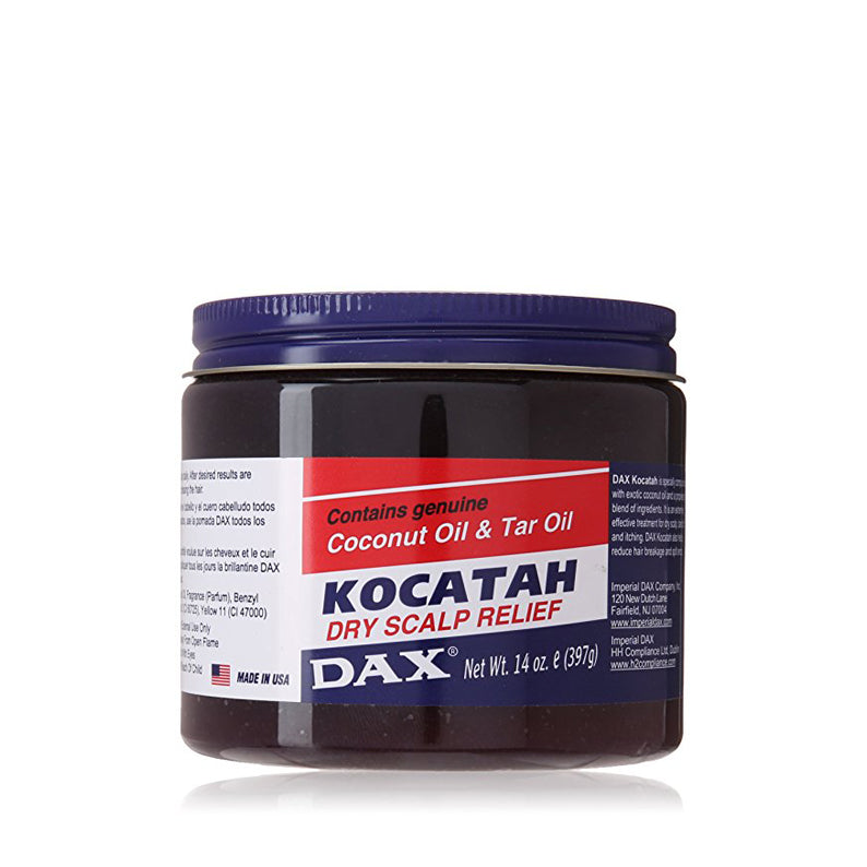DAX Kocatah Dry Scalp Relief contains genuine Coconut Oil & Tar Oil 14