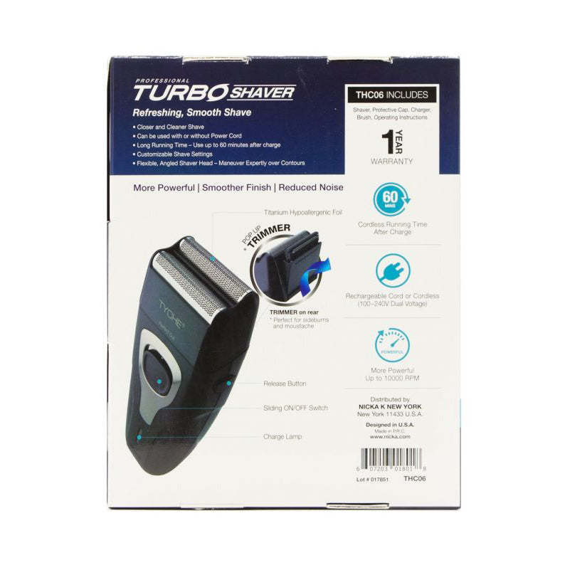 NICKA K TYCHE Professional Turbo Shaver #THC06