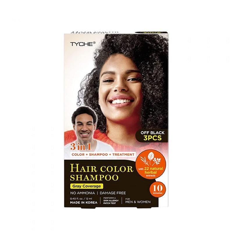 Kit de shampoing colorant 3 en 1 Tyche