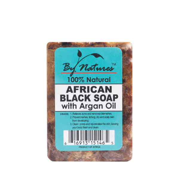 BY NATURES African Black Soap 7oz [ARGAN OIL]