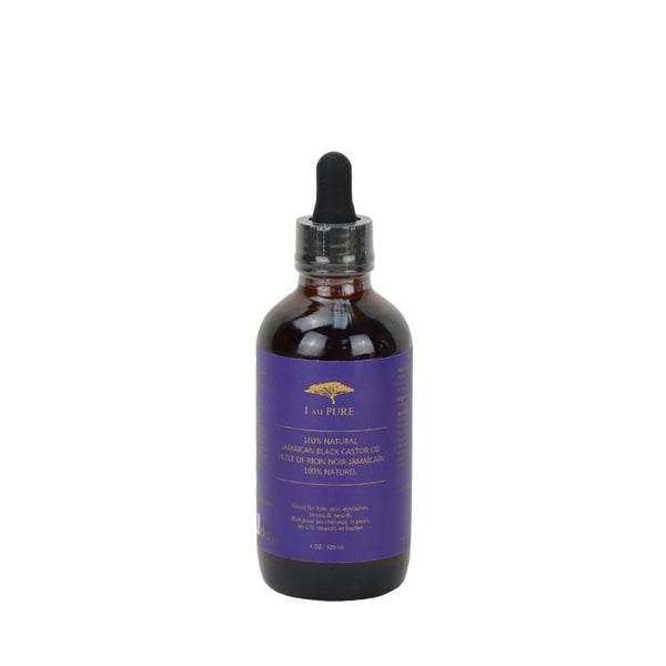 I AM PURE 100% Natural Jamaican Black Castor Oil 4oz