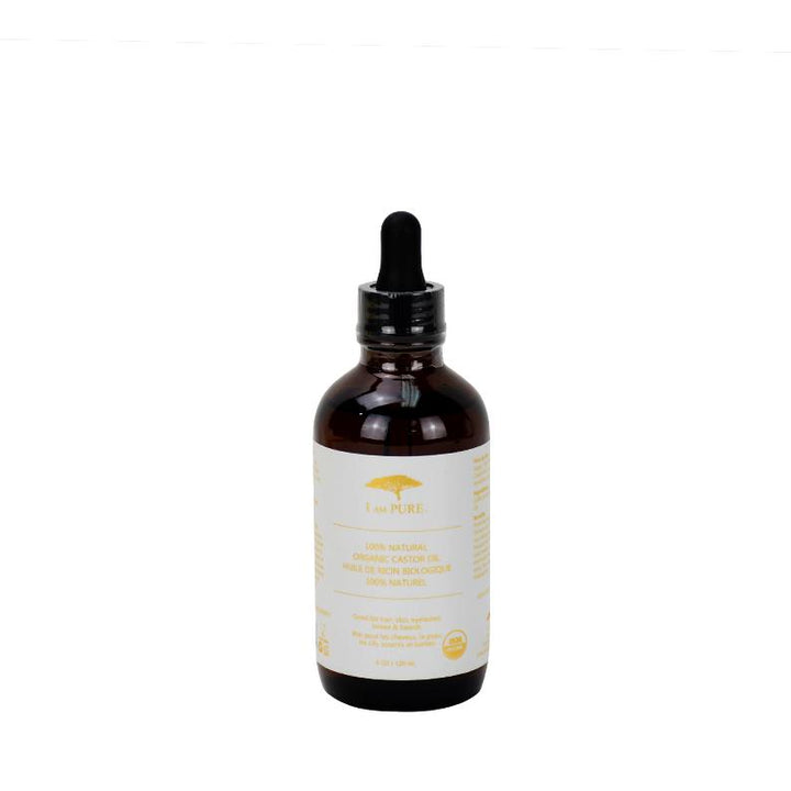 I AM PURE 100% Natural Organic Castor Oil 4oz