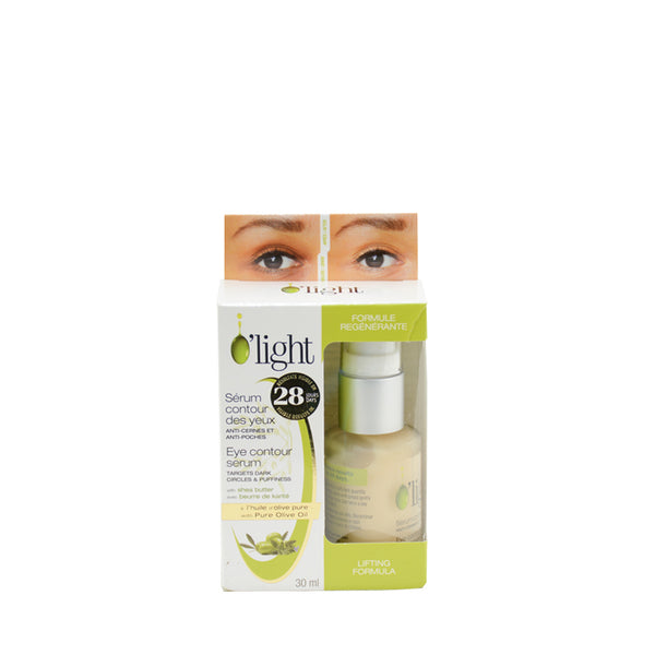 Sérum contour des yeux O'LIGHT cible les cernes et les poches 30 ml