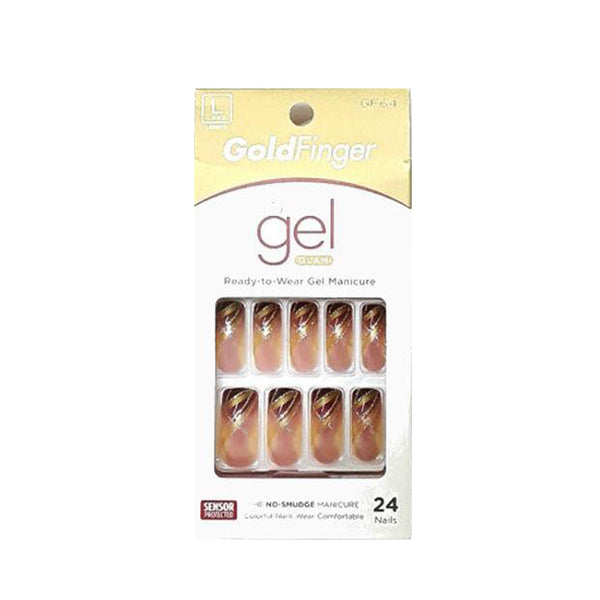 Gel pour les doigts KISS Gold Glam [L] #GD01 / GF64