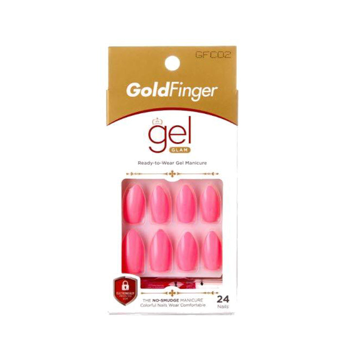 KISS GOLD FINGER GEL GLAM Color Nail