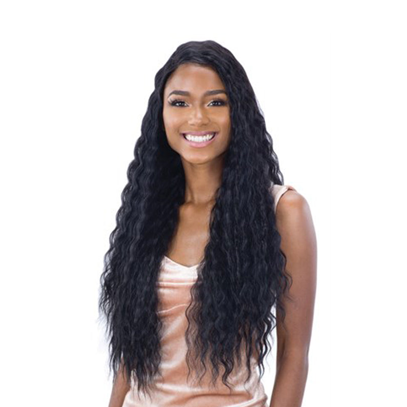 SHAKE N GO Freetress Equal Lace & Lace Synthetic Lace Front Wig DEEP WAVER 002