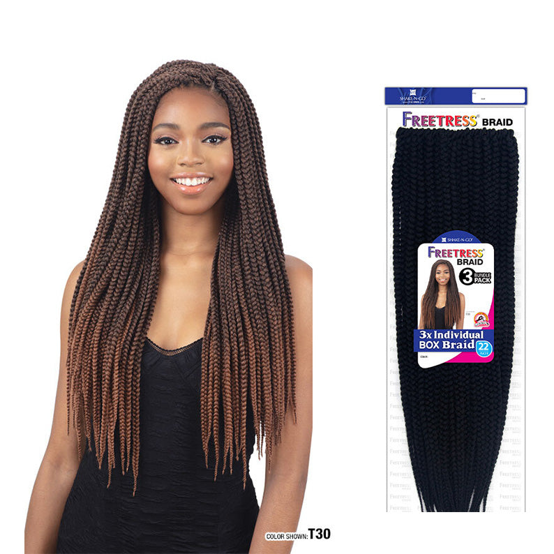 Freetress Braid 3x Individual Box Braid 22"
