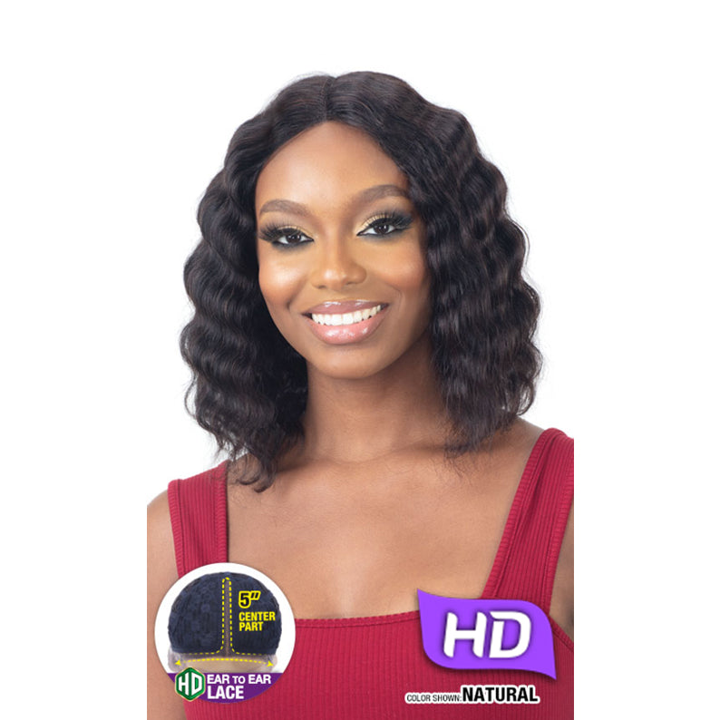SHAKE N GO Naked Brazilian Natural 100% Human Hair HD Lace Front Wig - ARDEN