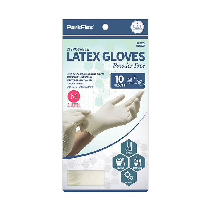 BEAUTY TOWN Latex Gloves #03022 [MEDIUM]