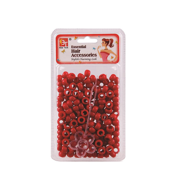 Perles pour cheveux BEAUTY TOWN [ROUGE] #07604