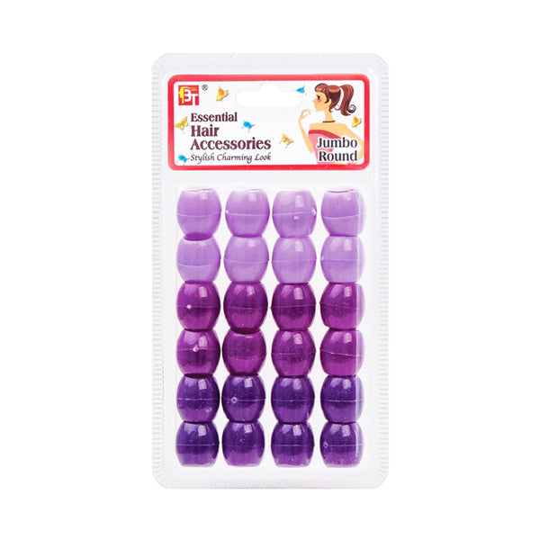 Perles pour cheveux BEAUTY TOWN [ASSORTIMENT DE VIOLET] #07763