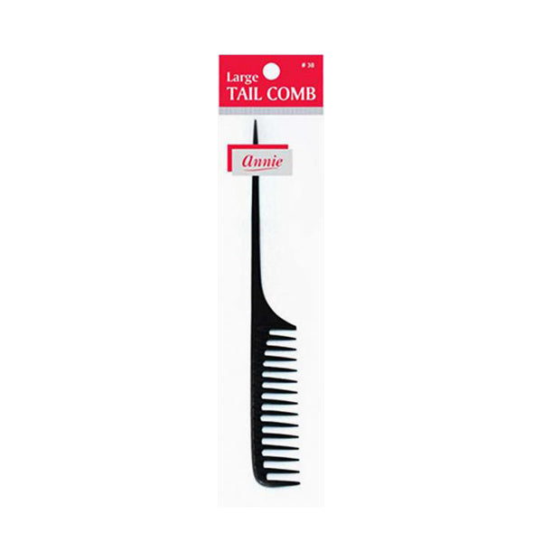 ANNIE #00038 Large Tail Comb [BLACK]