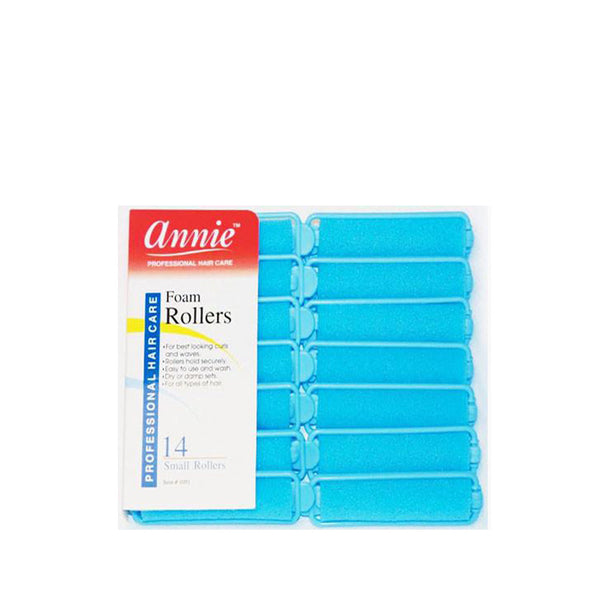 ANNIE #01051 Foam Rollers 14ct [SMALL] [BLUE]