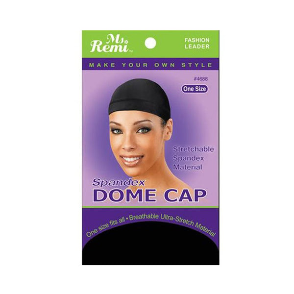 ANNIE MS. REMI #4688 Spandex Dome Cap [BLACK]