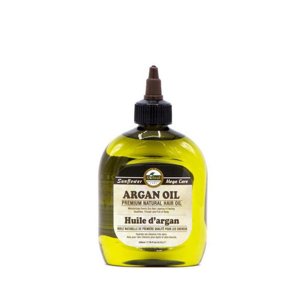 Huile capillaire naturelle de tournesol DIFEEL de qualité supérieure [ARGAN] 220 g