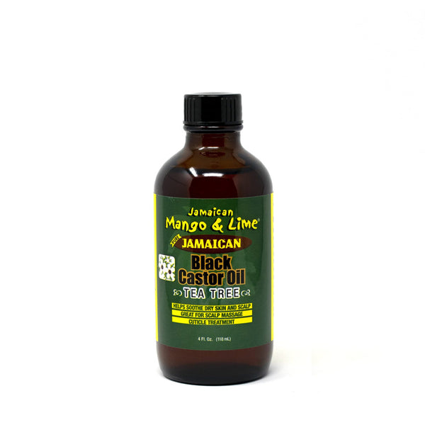 JAMAICAN MANGO & LIME Jamaican Black Castor Oil 4OZ [TEA TREE]