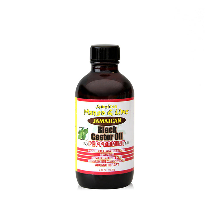 JAMAICAN MANGO & LIME Jamaican Black Castor Oil 4OZ [PEPPERMINT]