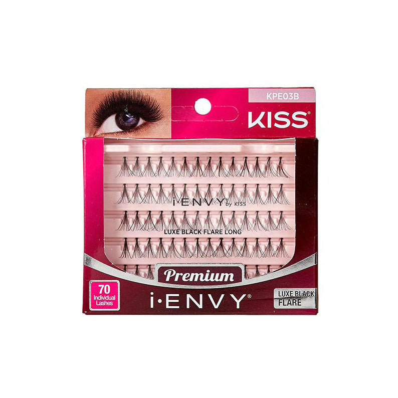 KISS iENVY PREMIUM LASHES-Luxe Black Flare