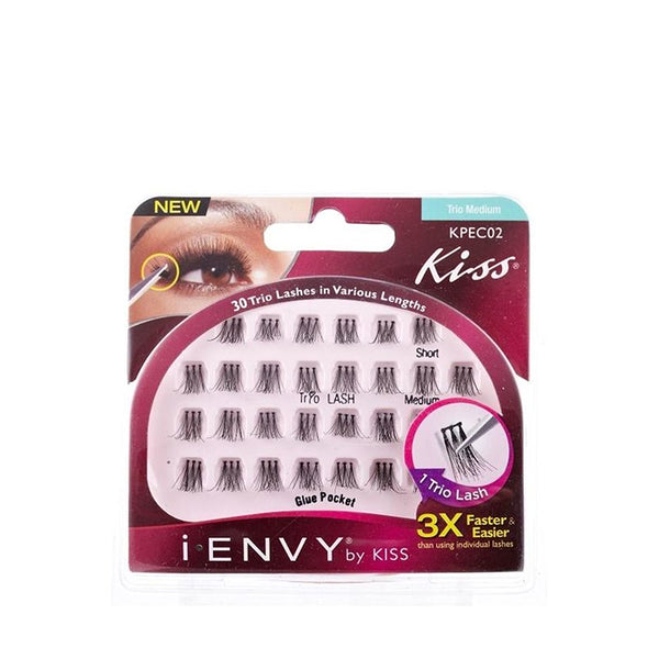 KISS iENVY Classic Trio Lash #KPEC02 SHORT/MEDIUM