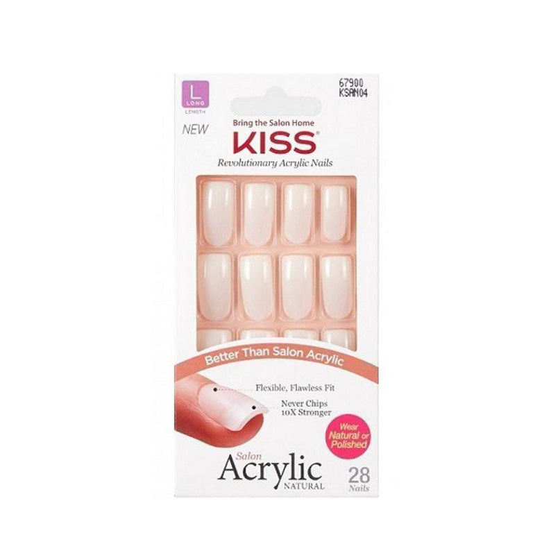 KISS Salon Acrylic Natural 28 Nails