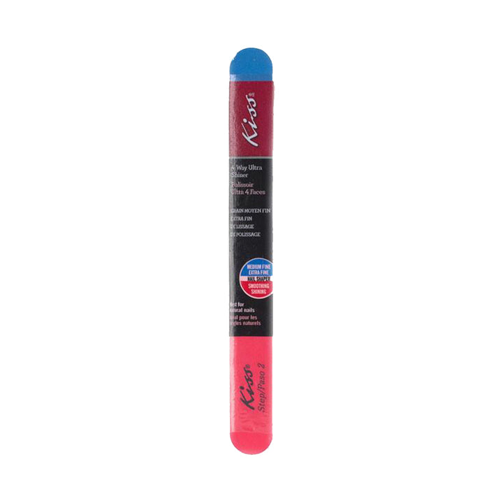 KISS NAIL FILE #F222N 4-Way Ultra Shiner