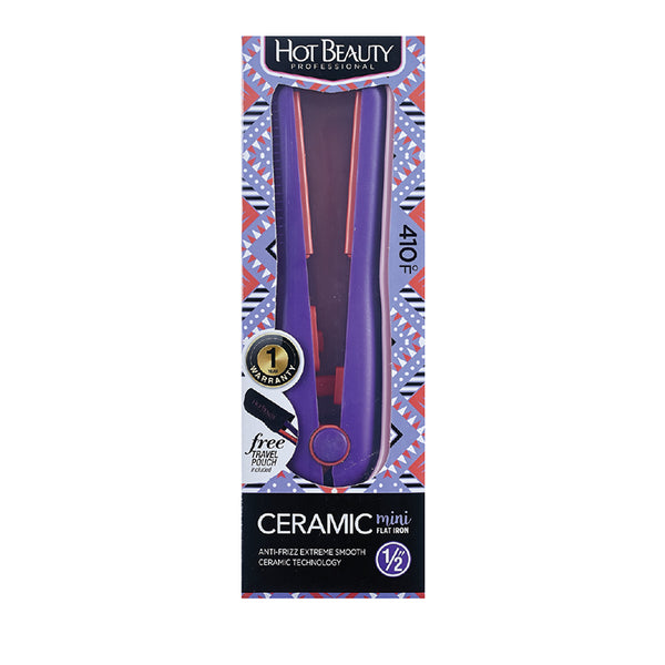 RED by KISS HOT BEAUTY #HFIM050NV Ceramic Mini Flat Iron [VIOLET]