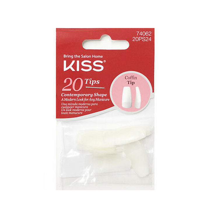 Kiss 20 Tips Contemporary Shape Coffin Tip #20PS24 CF