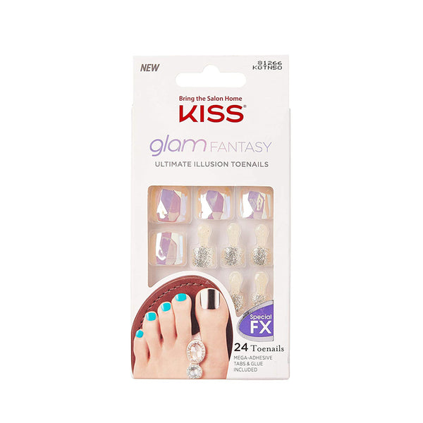 KISS GEL FANTASY TOE NAILS