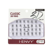 Kiss Ienvy 3D Trio Lash Classic Long. IVY BEAUTY by KISS pack of multi layer 3D cluster lashes
