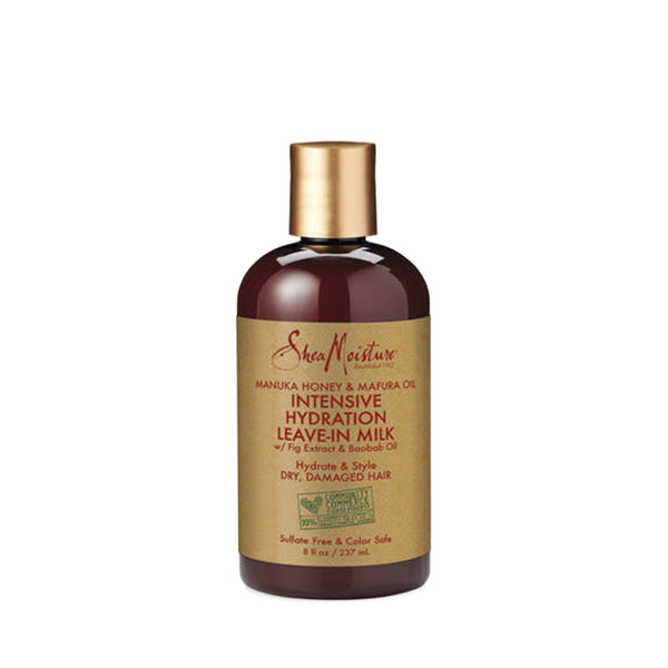 SHEA MOISTURE MANUKA HONEY & MAFURA OIL INTENSIVE HYDRATION LEAVE-IN MILK 8 OZ