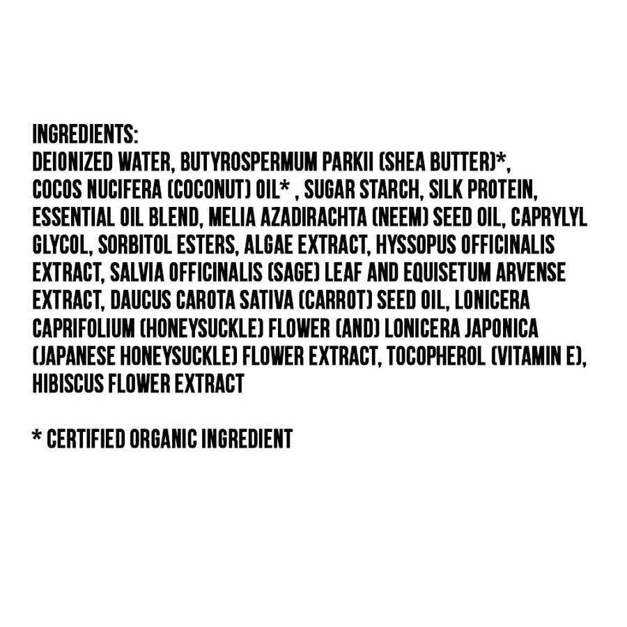 Lait coiffant et boucles à la noix de coco et à l'hibiscus