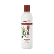 EDEN BODYWORKS jojoba monoi revitalizing conditioner white bottle with brown cap and jojoba illustration