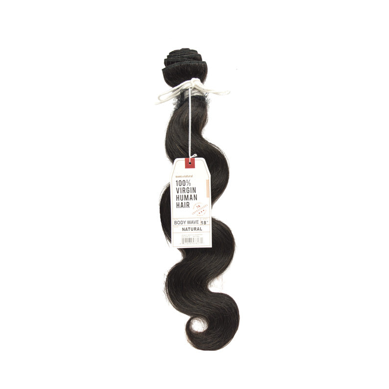 SENSATIONNEL 7A virgin remy hair extensions in natural black body wave texture