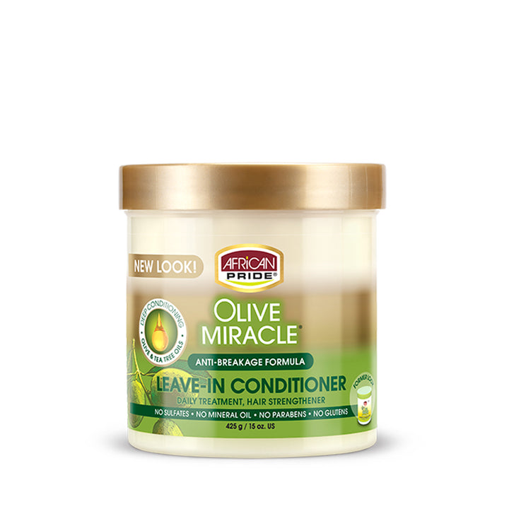 AFRICAN PRIDE OLIVE MIRACLE Leave-In Conditioner 15oz