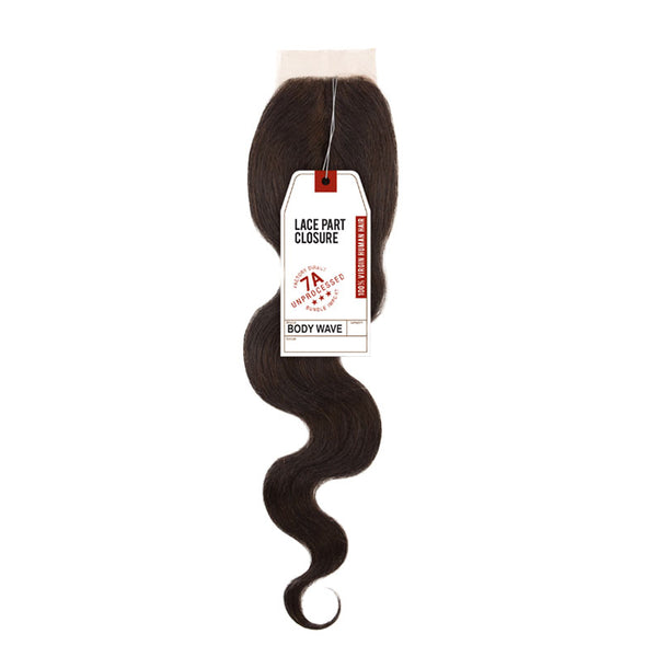 SENSATIONNEL BARE &amp; NATURAL 7A Virgin Remi Lace Closure Body Wave