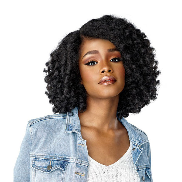 SENSATIONNEL Empress CURLS KINKS & CO Textured Lace Frint Wig ROLE MODEL