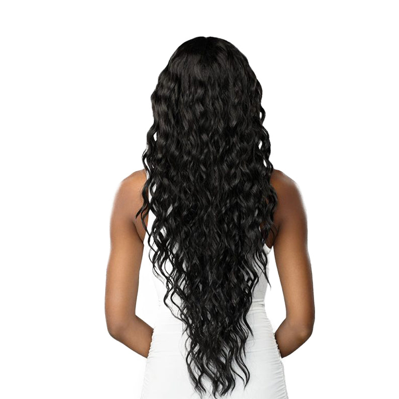 SENSATIONNEL Butta Human Hair Blend HD Front Lace Wig - LOOSE CURLY 32"