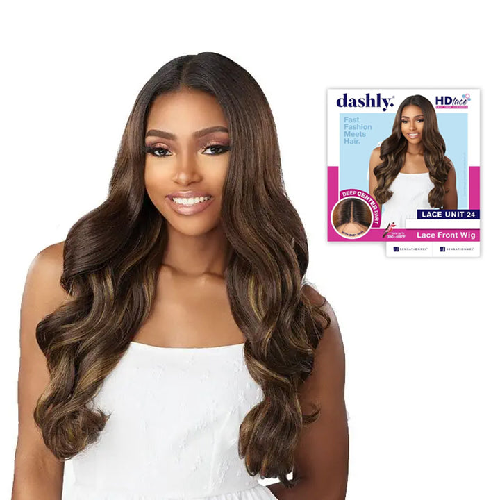 SENSATIONNEL Dashly HD Lace Front Wig - UNIT 24