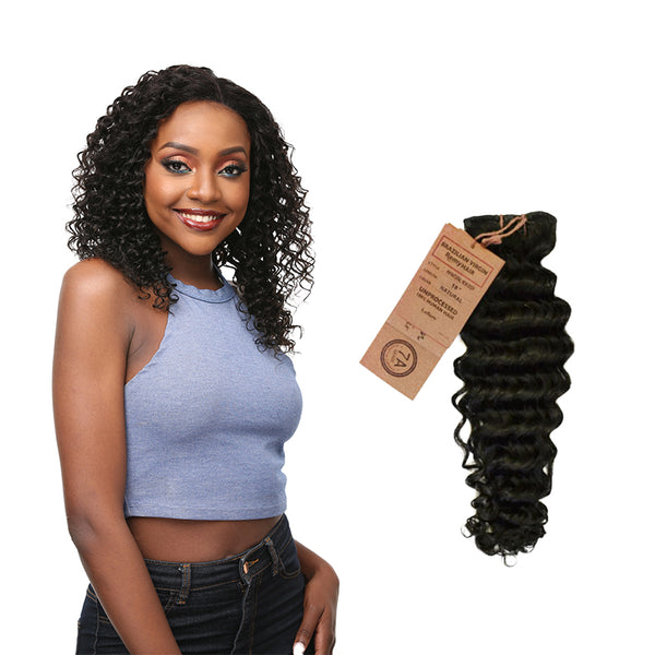 LAFLARE 100% Unprocessed Brazilian Virgin Remy Hair - NATURAL NEW DEEP