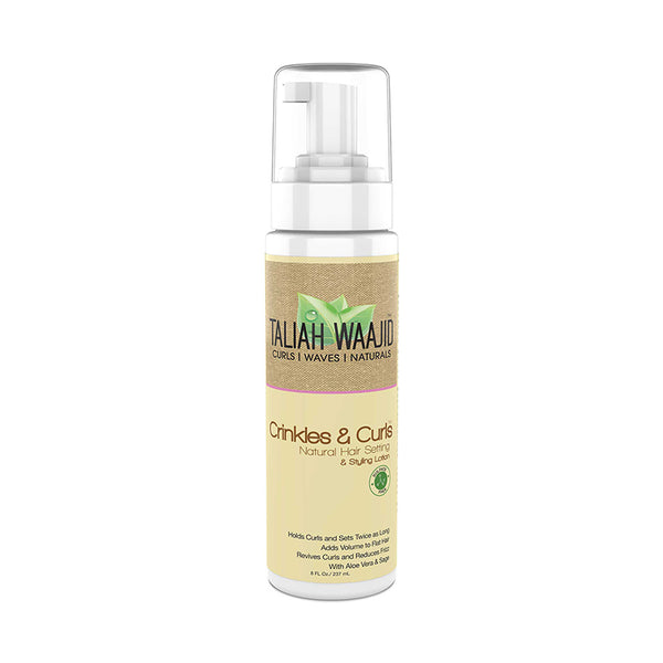 TALIAH WAAJID CURLS WAVES NATURALS Crinkles & Curls Natural Hair Setting & Styling Lotion 8oz