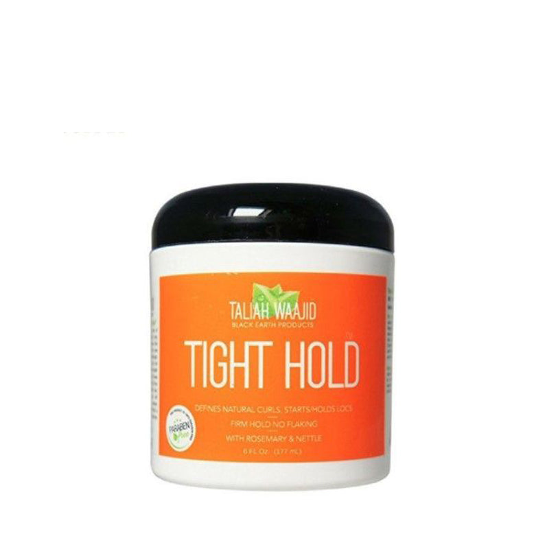 Taliah Waajid Tight Hold gel jar hair styling product for defining natural curls with firm no flaking hold