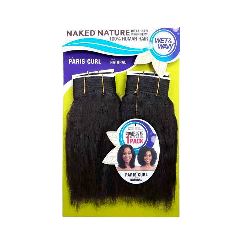 SHAKE N GO NAKED NATURE Wet & Wavy 4pcs Paris Curl